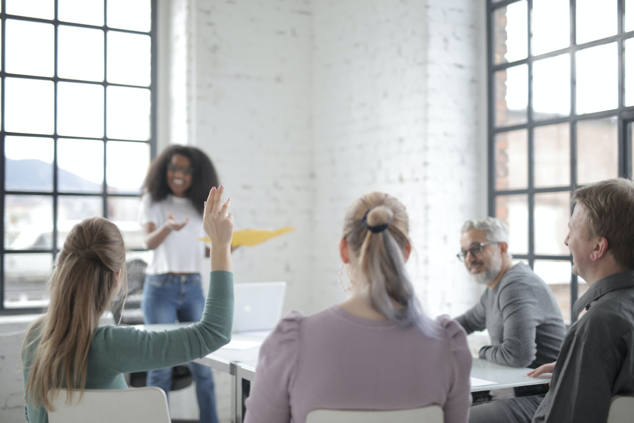 ask a question - public speaking for introverts