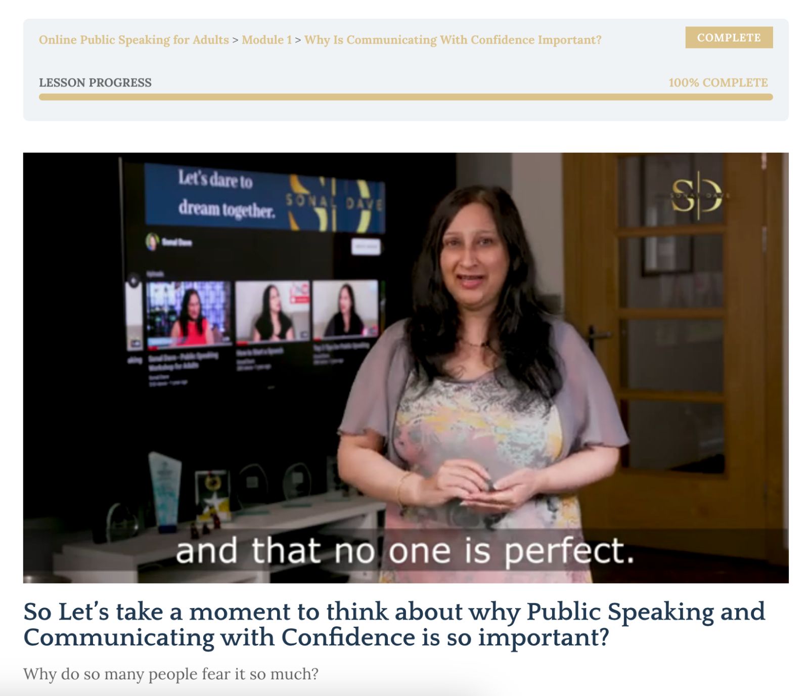 public speak course video preview